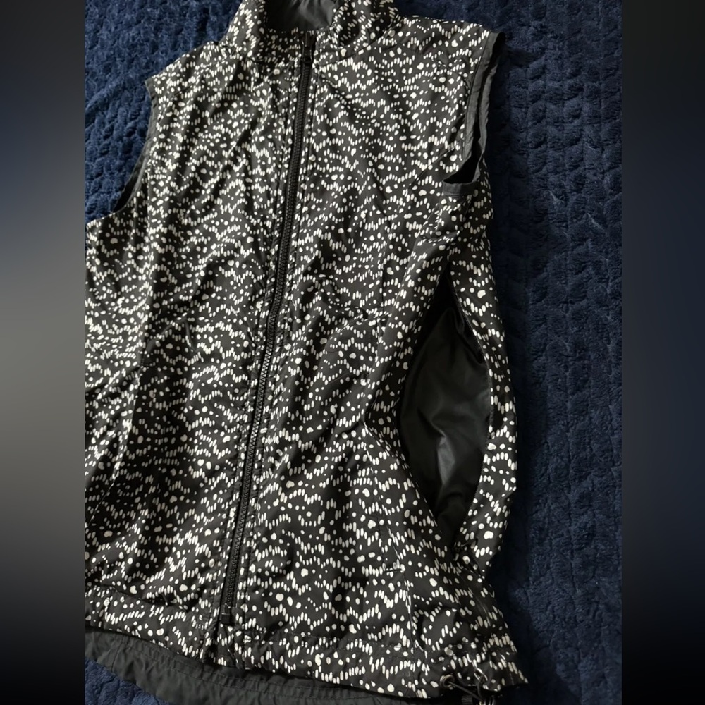 Peter‎ Millar Mens E4 Wind Reversible Full Zip Vest Black White Size Xsmall - Picture 3 of 13
